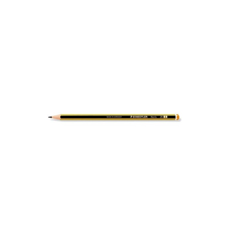 1343-LAPIZ HEXAGONAL NORIS GRADUACION 2B SIN GOMA STAEDTLER 120-0