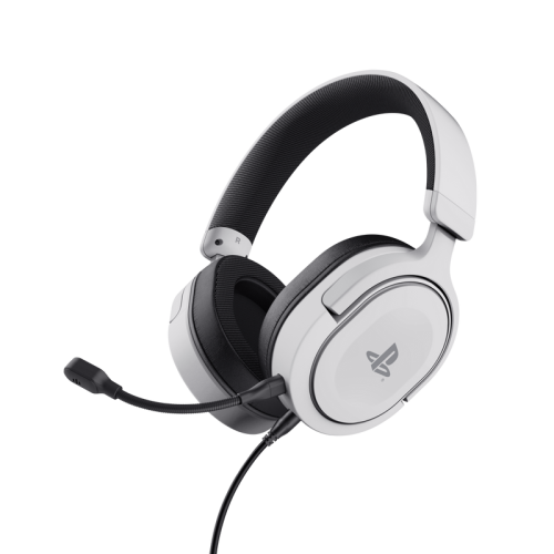 13438-Trust GXT 498 Forta Auriculares Alambrico Diadema Juego Negro, Blanco