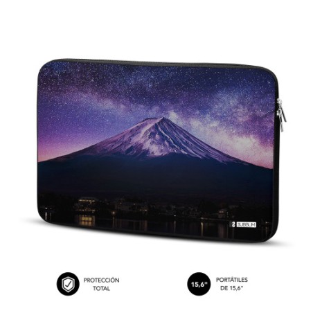 13463-SUBBLIM Funda Ordenador Neopreno Trendy Sleeve Neo Mountain 15,6"