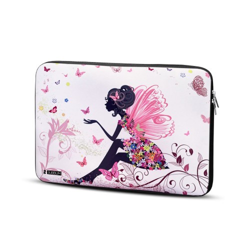 13468-SUBBLIM Funda Ordenador Neopreno Trendy Sleeve Neo Hada 13,3-14"