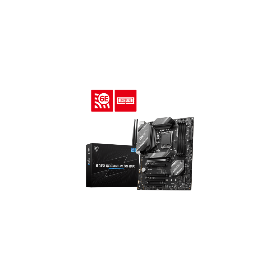 13553-MSI B760 GAMING PLUS WIFI Intel B760 LGA 1700 ATX 13553-MSI B760 GAMING PLUS WIFI Intel B760 LGA 1700 ATX