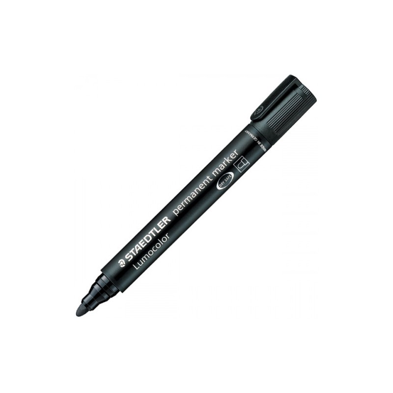1365-MARCADOR PERMANENTE LUMOCOLOR 352 TRAZO 2MM. NEGRO STAEDTLER 352-9 1365-MARCADOR PERMANENTE LUMOCOLOR 352 TRAZO 2MM. NEGRO STAEDTLER 352-9