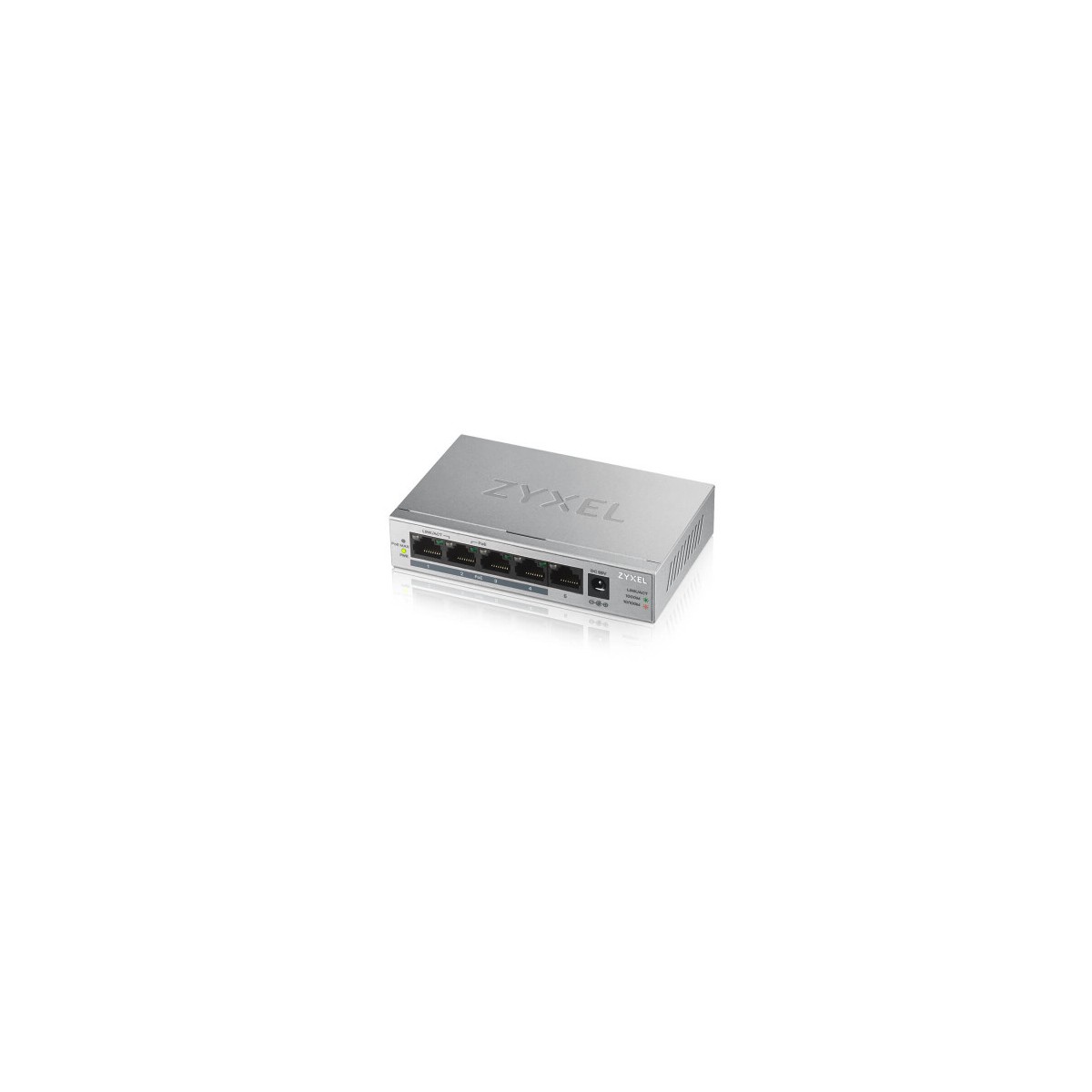 Zyxel GS1005HP No administrado Gigabit Ethernet 10 100 1000 Energia sobre Ethernet PoE Plata