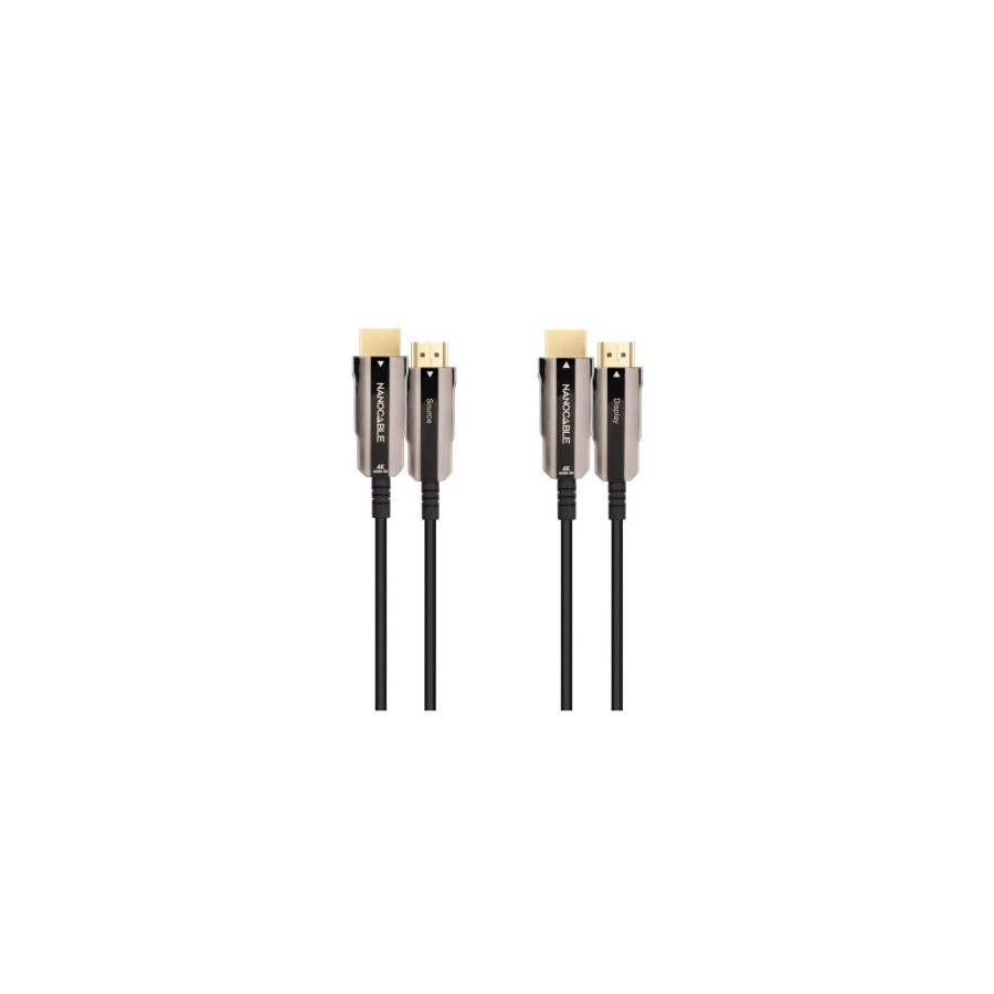 13676-NANOCABLE CABLE HDMI V2.0 AOC 4K@60HZ 18Gbps NEGRO 20 M 13676-NANOCABLE CABLE HDMI V2.0 AOC 4K@60HZ 18Gbps NEGRO 20 M