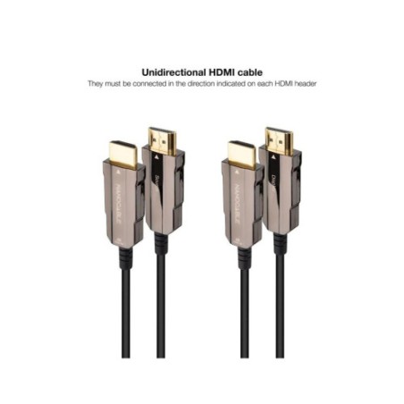 13677-NANOCABLE CABLE HDMI V2.0 AOC 4K@60HZ 18Gbps NEGRO 20 M