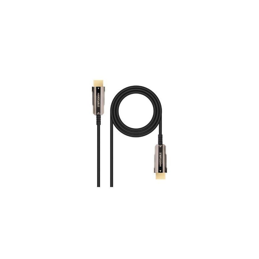 13678-NANOCABLE CABLE HDMI V2.0 AOC 4K@60HZ 18Gbps NEGRO 30 M 13678-NANOCABLE CABLE HDMI V2.0 AOC 4K@60HZ 18Gbps NEGRO 30 M