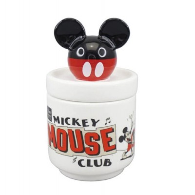 BOTE CON TAPA MICKEY MOUSE CLUB 14 CM HALF MOON BAY JARSLSDC05