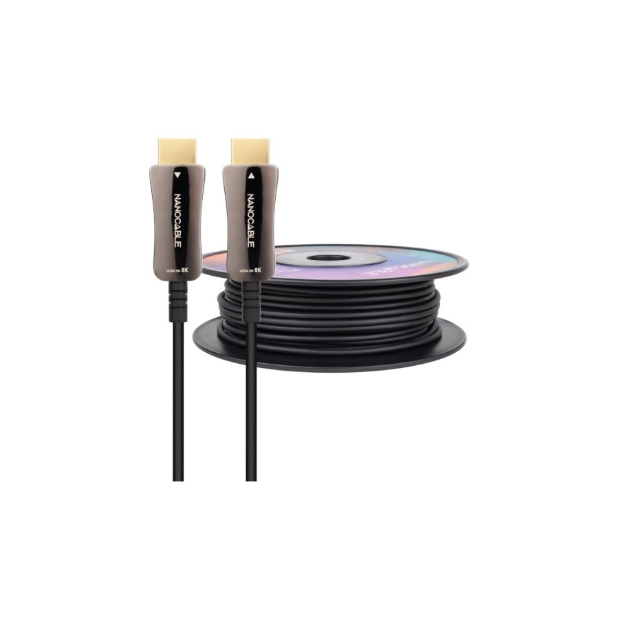 13696-NANOCABLE CABLE HDMI V2.1 AOC 8K@60HZ 4K@120HZ 48Gbps 30 M 13696-NANOCABLE CABLE HDMI V2.1 AOC 8K@60HZ 4K@120HZ 48Gbps 30 M
