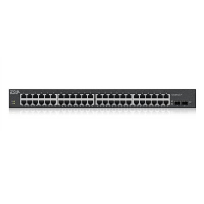 Zyxel GS1900 48HPv2 Gestionado L2 Gigabit Ethernet 10 100 1000 Energia sobre Ethernet PoE Negro