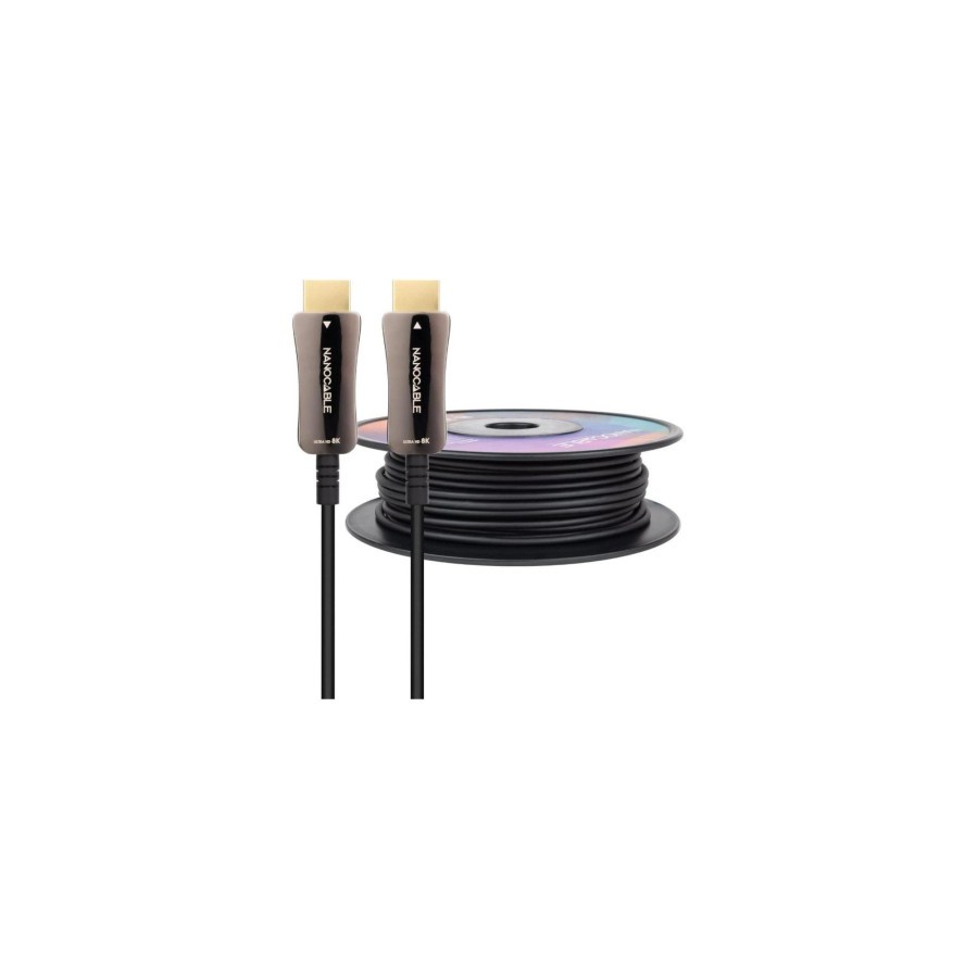 13702-NANOCABLE CABLE HDMI V2.1 AOC 8K@60HZ 4K@120HZ 48Gbps 60 M 13702-NANOCABLE CABLE HDMI V2.1 AOC 8K@60HZ 4K@120HZ 48Gbps 60 M