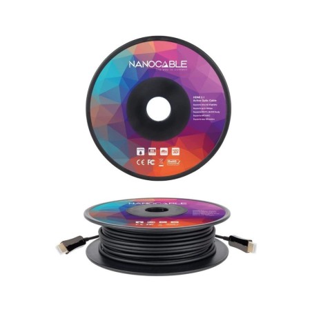 13703-NANOCABLE CABLE HDMI V2.1 AOC 8K@60HZ 4K@120HZ 48Gbps 60 M