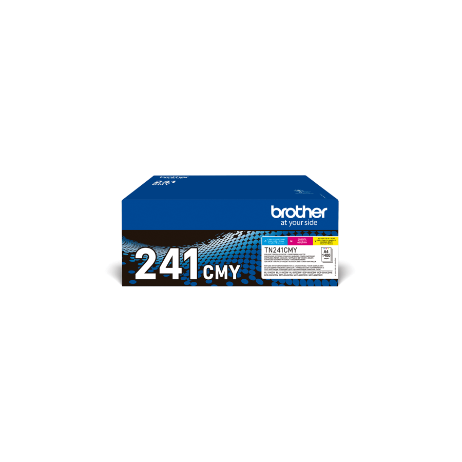 13750-Brother TN-241CMY cartucho de toner 3 pieza(s) Original Cian, Magenta, Amarillo 13750-Brother TN-241CMY cartucho de toner 3 pieza(s) Original Cian, Magenta, Amarillo