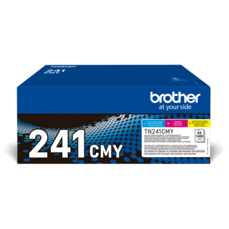 13750-Brother TN-241CMY cartucho de toner 3 pieza(s) Original Cian, Magenta, Amarillo