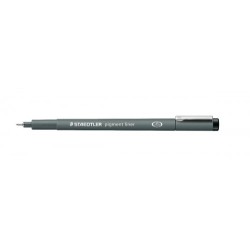 1379-ROTULADOR TINTA PIGMENTADA CALIBRADO PIGMENT LINER 0,2 MM. NEGRO STAEDTLER 308 02-9