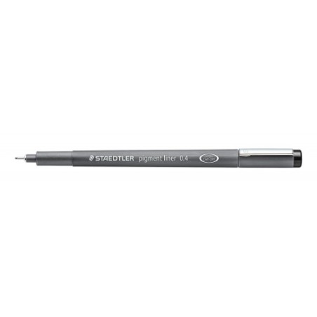 1380-ROTULADOR TINTA PIGMENTADA CALIBRADO PIGMENT LINER 0,4 MM. NEGRO STAEDTLER 308 04-9