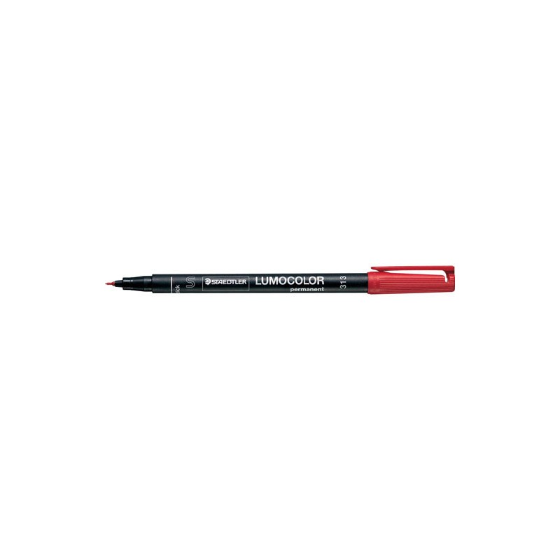 1383-MARCADOR LUMOCOLOR PERMANENTE PUNTA SUPERFINA 0,4MM. ROJO STAEDTLER 313-2 1383-MARCADOR LUMOCOLOR PERMANENTE PUNTA SUPERFINA 0,4MM. ROJO STAEDTLER 313-2