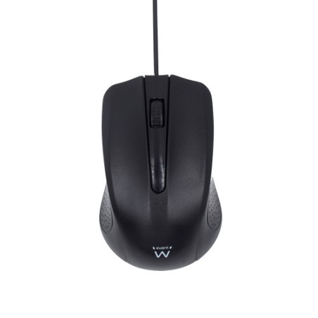 13877-Ewent EW3300 raton Ambidextro USB tipo A Optico 1000 DPI