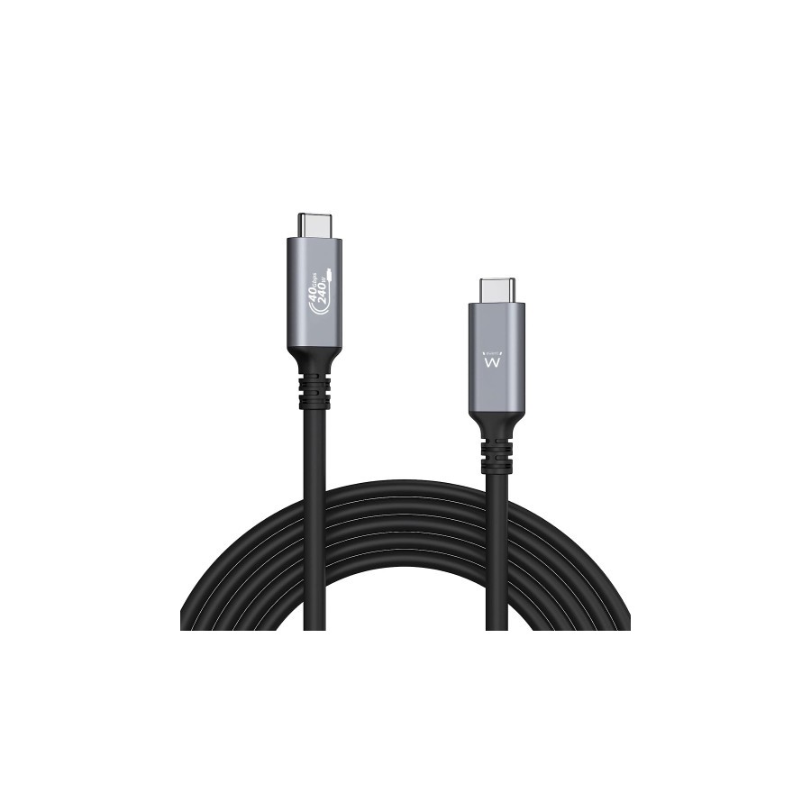 13878-Ewent EC1070 cable USB 1 m USB4 Gen 3x2 USB C Negro 13878-Ewent EC1070 cable USB 1 m USB4 Gen 3x2 USB C Negro