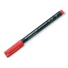 1389-MARCADOR LUMOCOLOR PERMANENTE PUNTA FINA 0,6MM. ROJO STAEDTLER 318-2