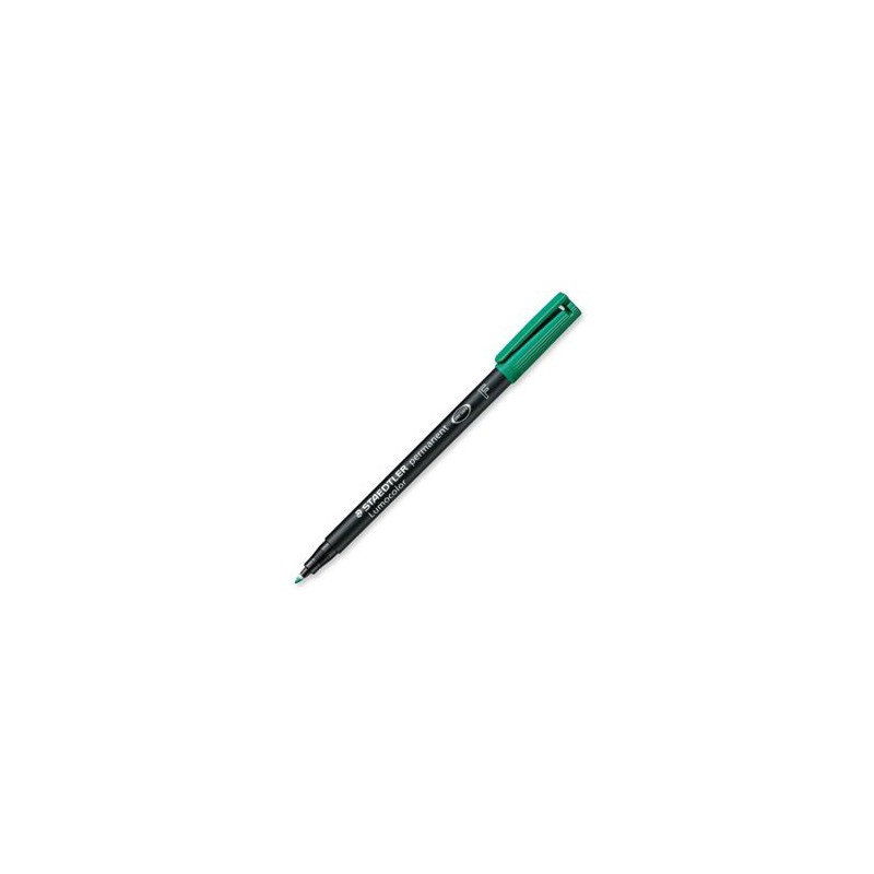 1390-MARCADOR LUMOCOLOR PERMANENTE PUNTA FINA 0,6MM. VERDE STAEDTLER 318-5 1390-MARCADOR LUMOCOLOR PERMANENTE PUNTA FINA 0,6MM. VERDE STAEDTLER 318-5