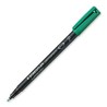 1390-MARCADOR LUMOCOLOR PERMANENTE PUNTA FINA 0,6MM. VERDE STAEDTLER 318-5