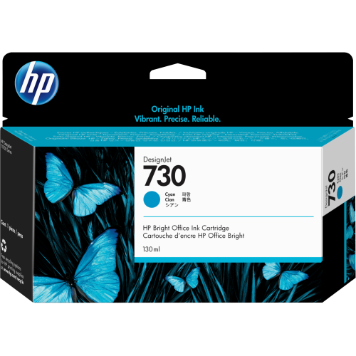 13903-HP Cartucho de tinta DesignJet 730 cian de 130 ml