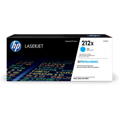 HP Cartucho de toner Original LaserJet 212X cian de alta capacidad