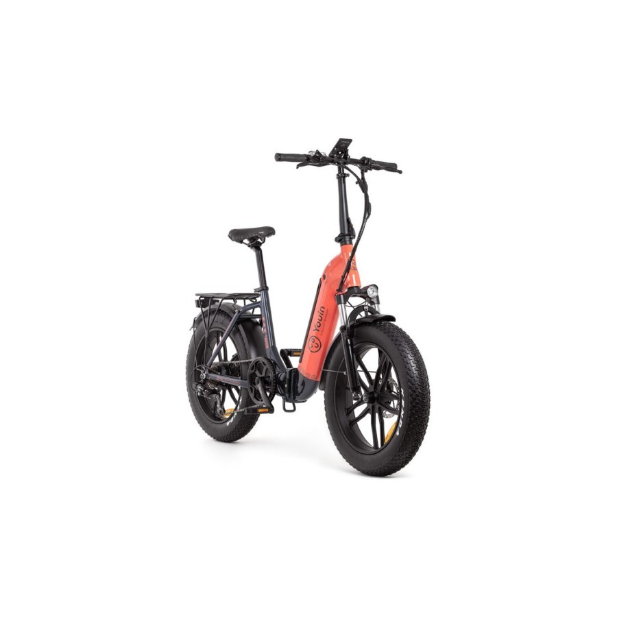 13929-EBIKE LUXOR - URBAN - FAT 20" X 4 - BAT. INTEGRADA Y EXTRAIBLE - NEGRO/CORAL 13929-EBIKE LUXOR - URBAN - FAT 20" X 4 - BAT. INTEGRADA Y EXTRAIBLE - NEGRO/CORAL
