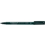 1394-MARCADOR LUMOCOLOR PERMANENTE PUNTA MEDIA 1MM. NEGRO STAEDTLER 317-9