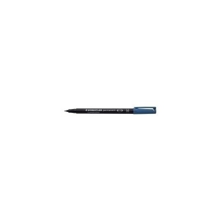 1395-MARCADOR LUMOCOLOR PERMANENTE PUNTA MEDIA 1MM. AZUL STAEDTLER 317-3