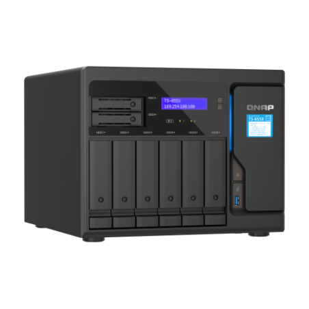 13956-QNAP TS-855X SAN Torre Ethernet Negro C5125