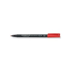 1396-MARCADOR LUMOCOLOR PERMANENTE PUNTA MEDIA 1MM. ROJO STAEDTLER 317-2