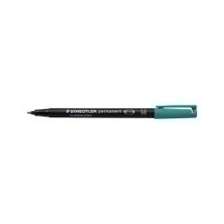 1397-MARCADOR LUMOCOLOR PERMANENTE PUNTA MEDIA 1MM. VERDE STAEDTLER 317-5