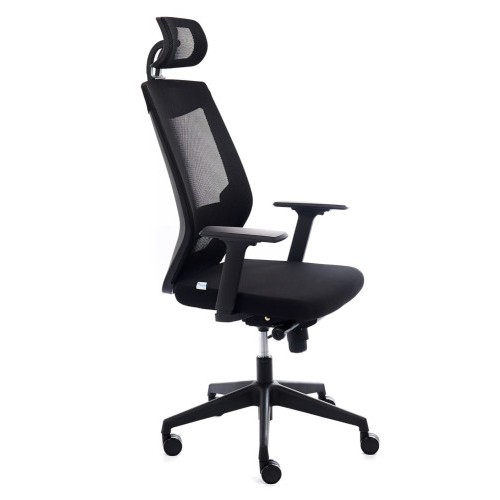 13988-SILLA SINCRO AJUSTE LUMBAR MALLA/NEGRO ROCADA 908-4