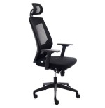 13988-SILLA SINCRO AJUSTE LUMBAR MALLA/NEGRO ROCADA 908-4