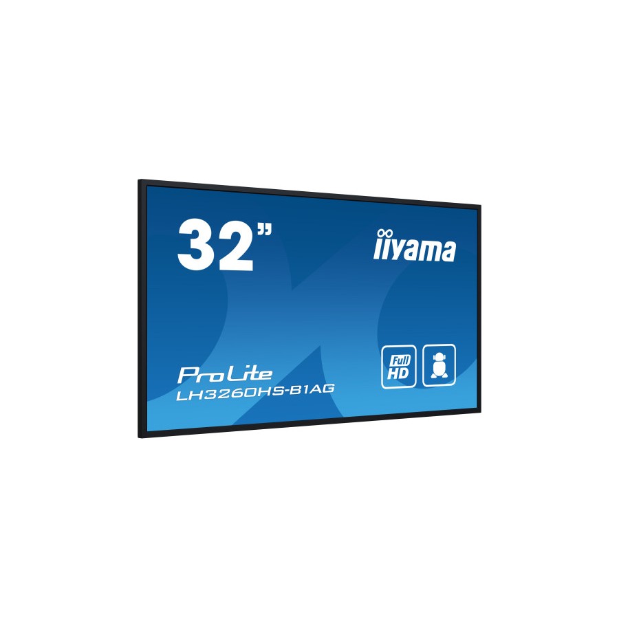 14009-iiyama PROLITE Pizarra de caballete digital 80 cm (31.5") LED Wifi 500 cd / m2 Full HD Negro Procesador incorporad 14009-iiyama PROLITE Pizarra de caballete digital 80 cm (31.5") LED Wifi 500 cd / m2 Full HD Negro Procesador incorporad