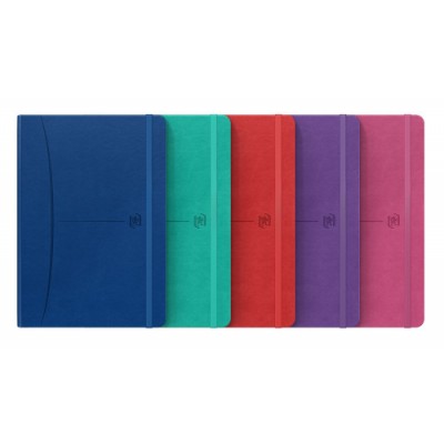 CUADERNO SIGNATURE A5 TAPA EXTRADURA 80H LISO COLORES SURTIDOS VIVOS OXFORD 400163615