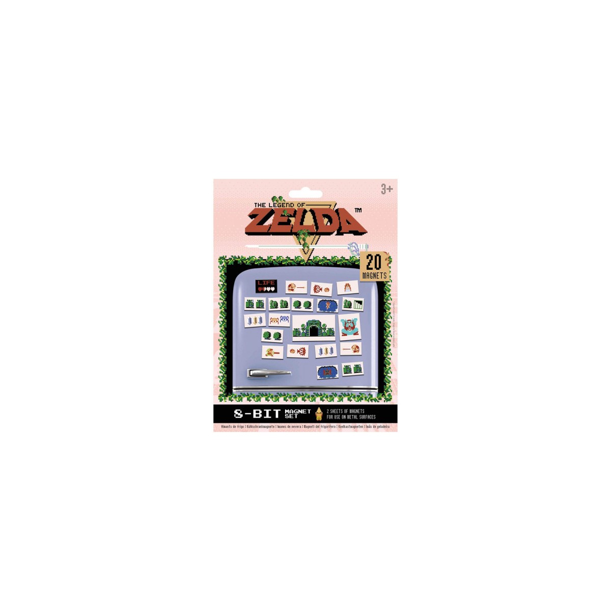 JUEGO DE IMANES LA LEYENDA DE ZELDA PYRAMID MS65082