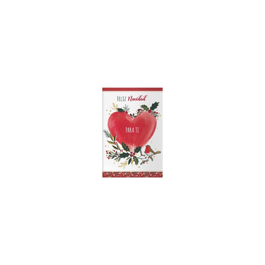 14094-PACK 6 TARJETAS DE FELICITACION NAVIDAD - TAMANO 11,5 X 17 CM - MODELO CORAZON DOHE 70019 14094-PACK 6 TARJETAS DE FELICITACION NAVIDAD - TAMANO 11,5 X 17 CM - MODELO CORAZON DOHE 70019