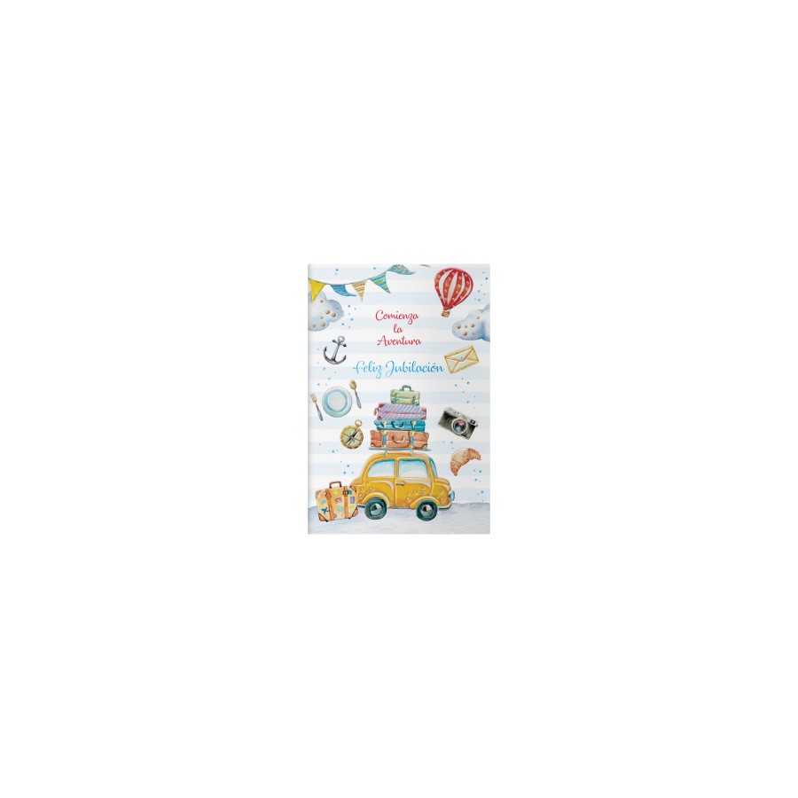 14110-PACK 6 TARJETAS DE FELICITACION JUBILACION - TAMANO 11,5 X 17 CM - MODELO VACACIONES DOHE 70079 14110-PACK 6 TARJETAS DE FELICITACION JUBILACION - TAMANO 11,5 X 17 CM - MODELO VACACIONES DOHE 70079