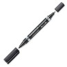 1412-MARCADOR DUO LUMOCOLOR PERMANENTE PUNTAS 0,6/1MM. 1MM. NEGRO STAEDTLER 348-9