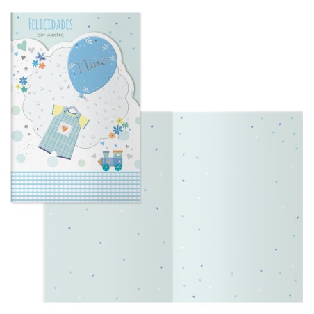 14123-PACK 6 TARJETAS DE FELICITACION MAMAS - TAMANO 11,5 X 17 CM - MODELO TREN DOHE 70090