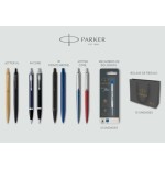 14172-LOTE ESCRITURA PARKER 8 PIEZAS (6+2 DE REGALO) 12 RECAMBIOS + 10 BOLSAS REGALO PARKER 2197098
