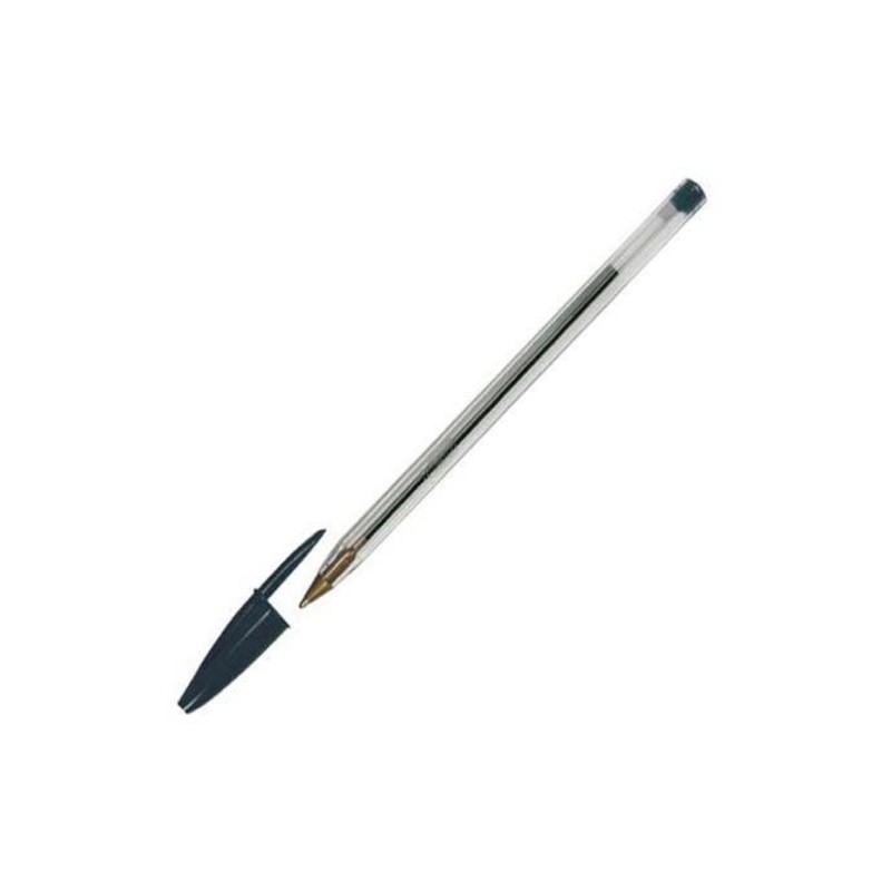 1424-BOLIGRAFO CRISTAL CUERPO TRANSPARENTE TRAZO 0,4 MM. COLOR NEGRO BIC 8373639 1424-BOLIGRAFO CRISTAL CUERPO TRANSPARENTE TRAZO 0,4 MM. COLOR NEGRO BIC 8373639
