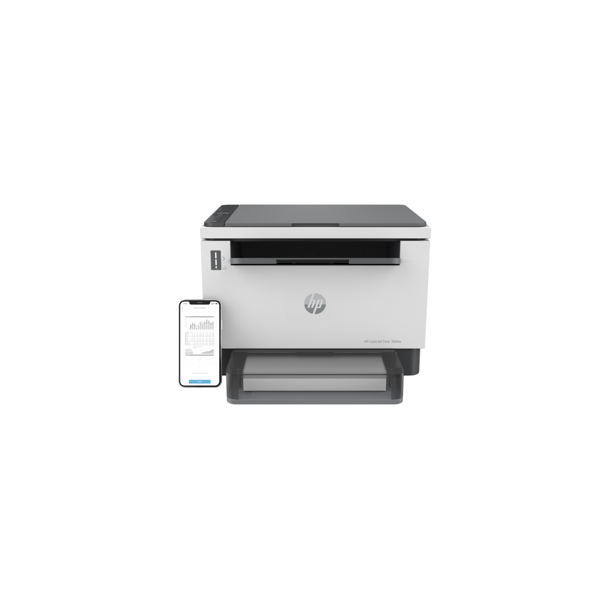 HP LaserJet Impresora multifuncion Tank 1604w Blanco y negro Impresora para Empresas Impresion copia escaner Escanear a correo 