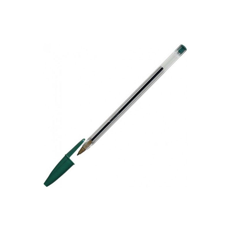 1426-BOLIGRAFO CRISTAL CUERPO TRANSPARENTE TRAZO 0,4 MM. COLOR VERDE BIC 8373629 1426-BOLIGRAFO CRISTAL CUERPO TRANSPARENTE TRAZO 0,4 MM. COLOR VERDE BIC 8373629