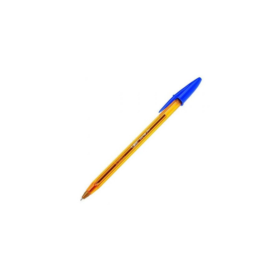 1427-BOLIGRAFO CRISTAL FINE CUERPO NARANJA TRAZO 0,3 MM. COLOR AZUL BIC 872730 1427-BOLIGRAFO CRISTAL FINE CUERPO NARANJA TRAZO 0,3 MM. COLOR AZUL BIC 872730