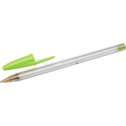 1432-BOLIGRAFO CRISTAL FUN TRAZO 0,6 MM. COLOR LIMA BIC 927885.