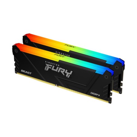 14321-Kingston Technology FURY Beast RGB modulo de memoria 32 GB 2 x 16 GB DDR4 3600 MHz