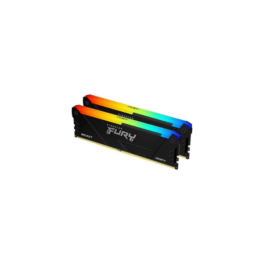 14334-Kingston Technology FURY Beast RGB modulo de memoria 32 GB 2 x 16 GB DDR4 3200 MHz 14334-Kingston Technology FURY Beast RGB modulo de memoria 32 GB 2 x 16 GB DDR4 3200 MHz